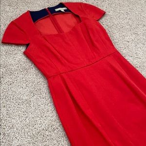 Banana Republic Petite Sweetheart Neckline Dress